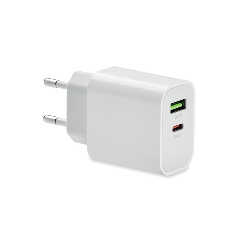 PORT - Adaptor USB cu 2 porturi       MO6879-06, White