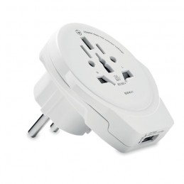 WORLD TO EUROPE - Skross World to Europe USB     MO6881-06, White