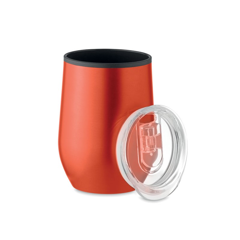 CHIN CHAN - Cana termo, perete dublu 350ml MO6700-05, Red CHIN CHAN - Cana termo, perete dublu 350ml MO6700-05, Red