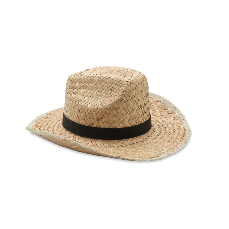 TEXAS - Pălărie cowboy, paie naturale  MO6755-03, Black
