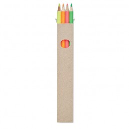 BOWY - 4 creioane tip marker în cutie MO6836-99, Multicolour