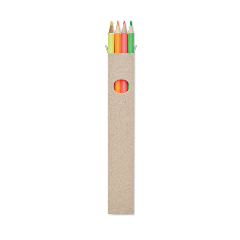 BOWY - 4 creioane tip marker în cutie MO6836-99, Multicolour