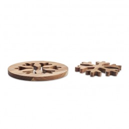 SCAGLIA, Set de suporturi din lemn de saCX1538-40 - Wood