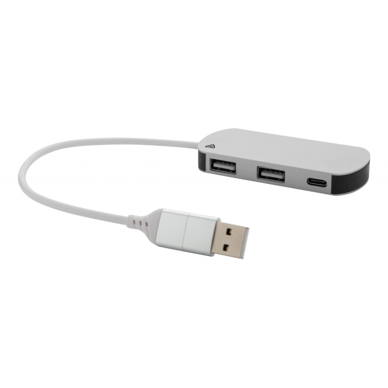 Raluhub. Port USB, AP864022-21 - argintiu Raluhub. Port USB, AP864022-21 - argintiu