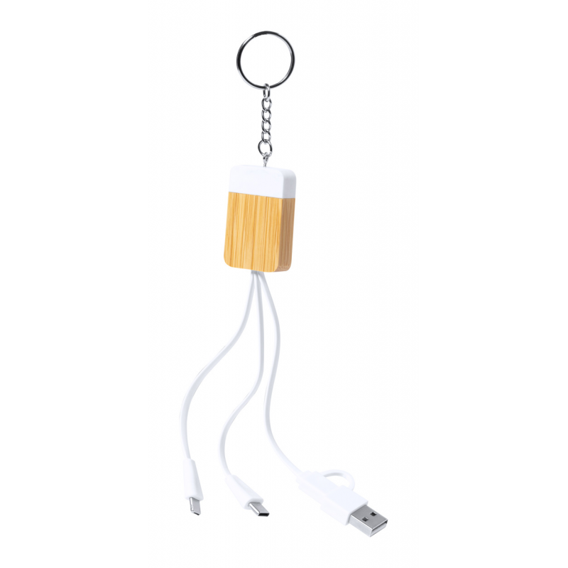 Brestin. breloc cu cablu USB, AP723144 - natural