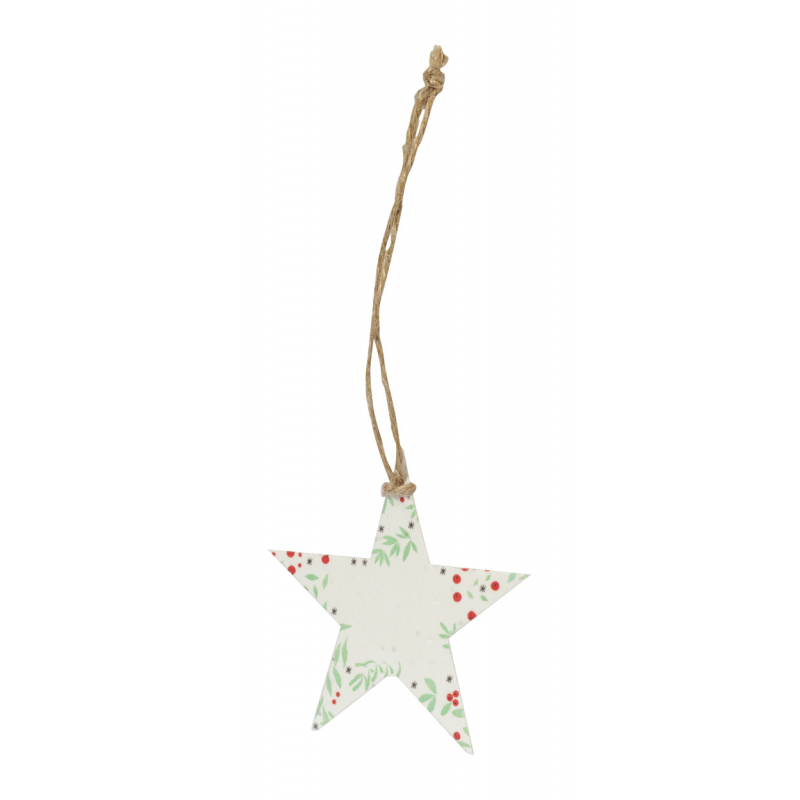 Boster. Ornament pentru brad de Crăciun, stea, AP732245-F - natural