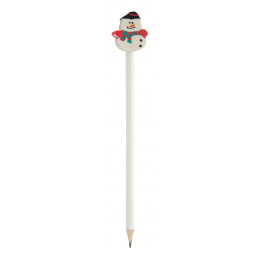 Ramsvika. Creion de Crăciun, om de zăpadă, AP800757-C - alb