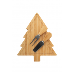 Jarlsberg. Set de cuțite pentru brânză, de Crăciun, AP808066 - natural
