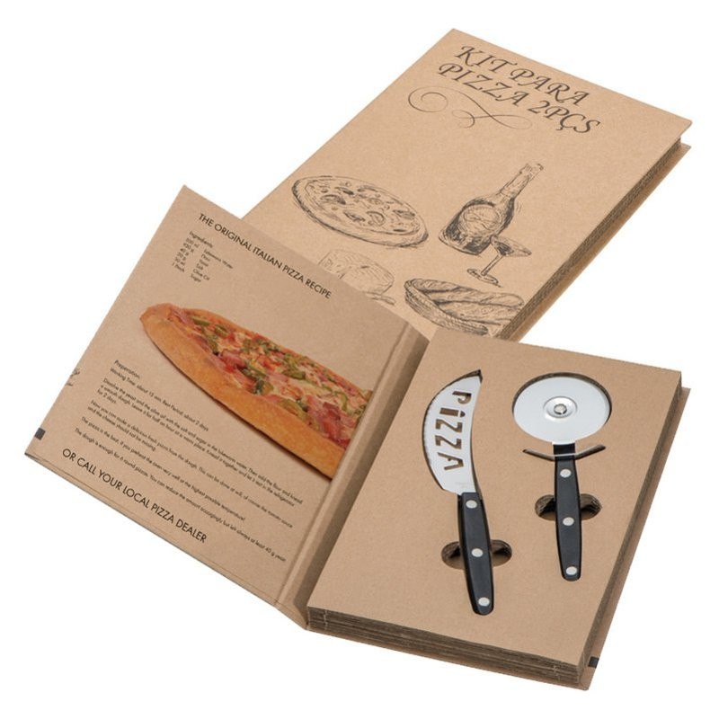 Set Pizza 2 piese - 8056003, Black