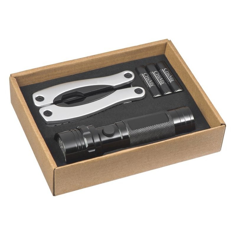 Set cu lanternă şi cleşte - 8306203, Black Set cu lanternă şi cleşte - 8306203, Black