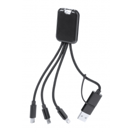 Whoco. cablu USB, AP723195-10 - negru
