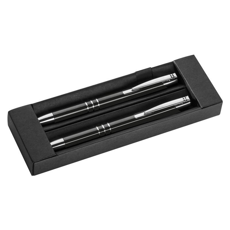 Set pix&creion din metal - 1333003, Black