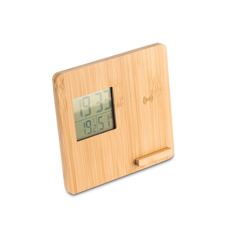 HIXON weather station with wireless charger, beige - R22114.13 HIXON weather station with wireless charger, beige - R22114.13