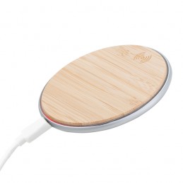 TOP BAMBOO wireless charger, brown - R50165.10