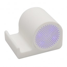 CLEARSOUND speaker with cell phone holder,  white - R64319.06