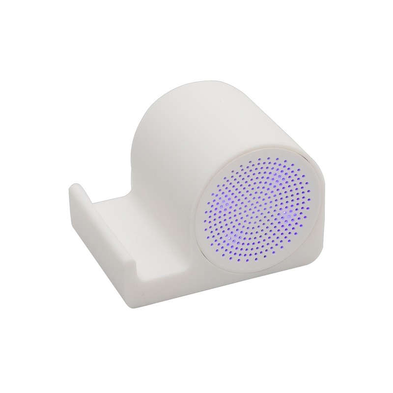 CLEARSOUND speaker with cell phone holder,  white - R64319.06