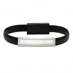 BRACELET bracelet with USB,  black - R50189.02