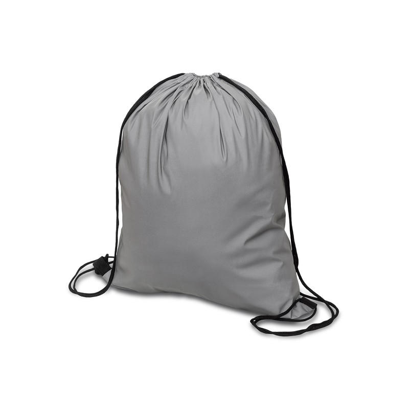 DEVA reflective drawstring backpack, silver - R08704.01