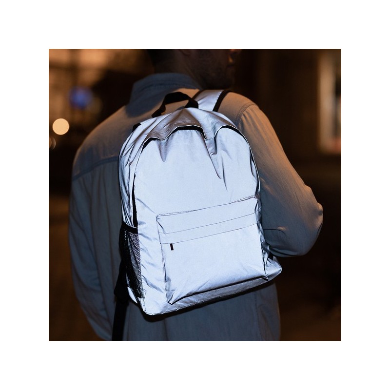 ANTAR reflective laptop backpack, silver - R08707.01