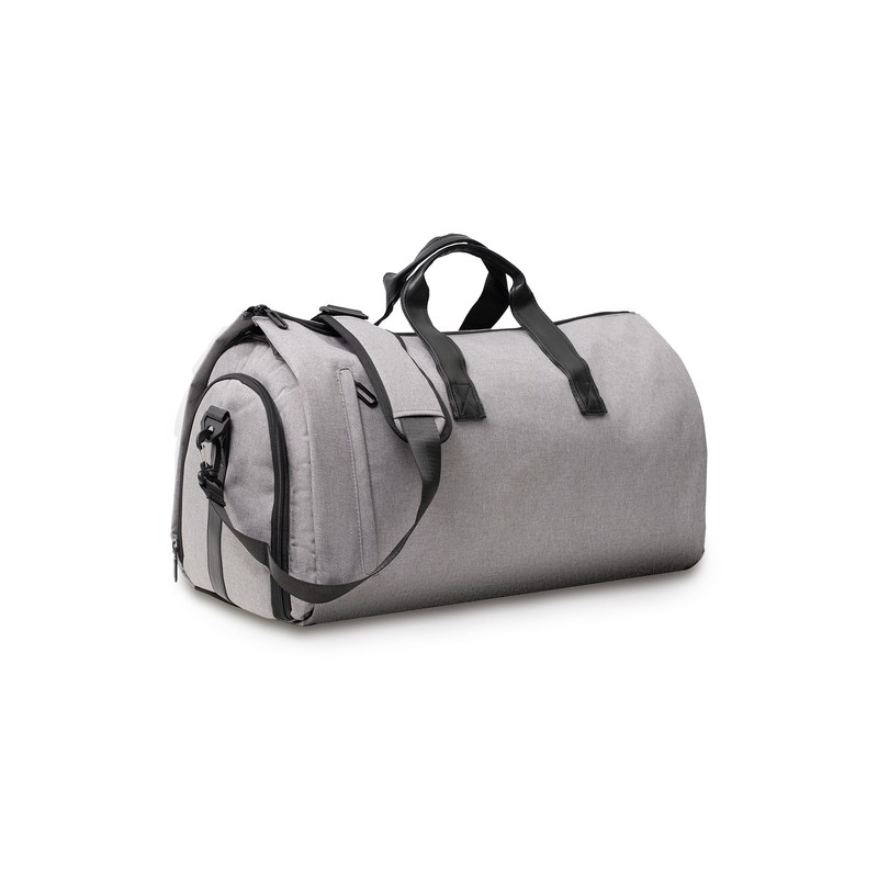 WINTON business travel bag with suit compartment, grey - R91819.21