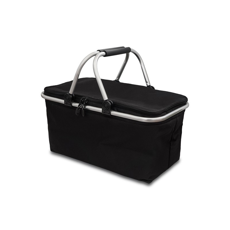 HURON insulated picnic basket, black - R08160.02