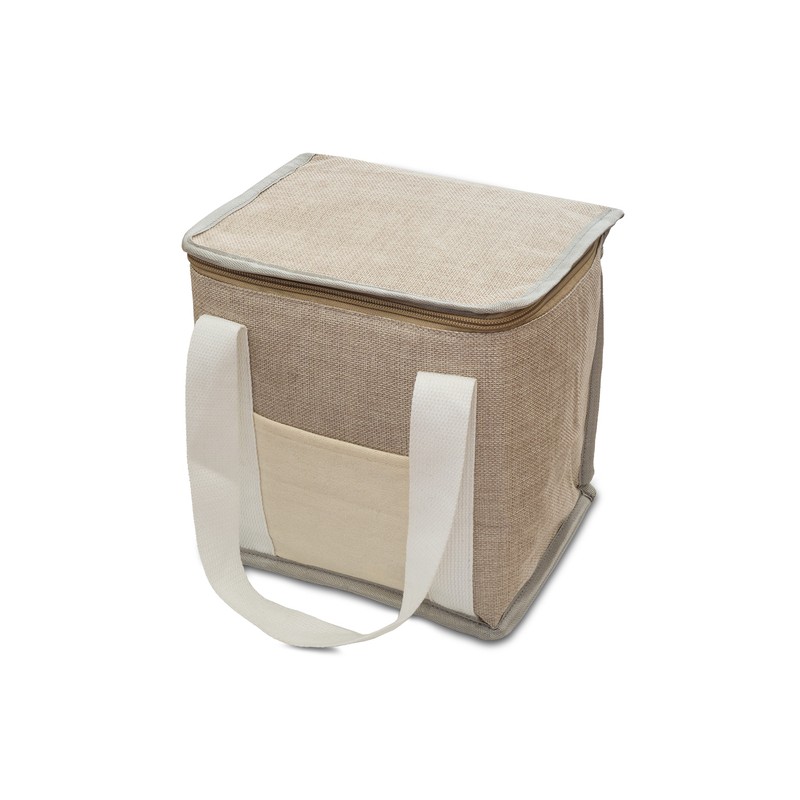 LONI insulated juta lunch bag, beige - R08508.13