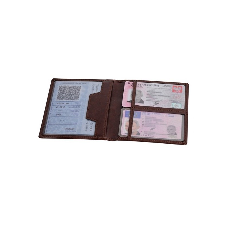 CLASSIC card and document case,  brown - R01043.10