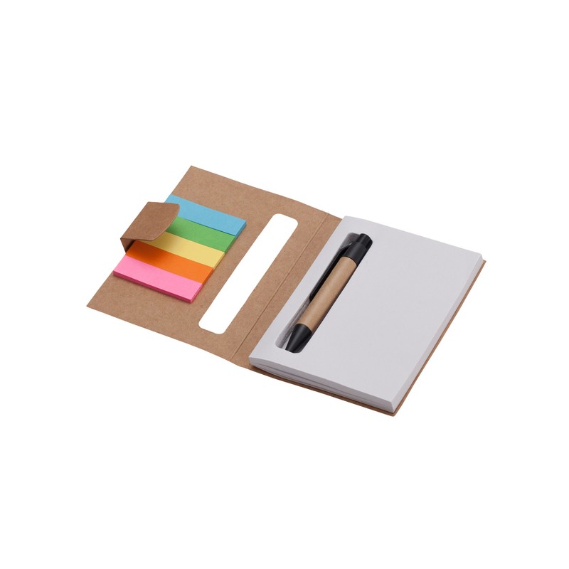 ECO BOOK notebook 80x110 / 100 clean pages and ballpoint pen, beige - R73667.13 ECO BOOK notebook 80x110 / 100 clean pages and ballpoint pen, beige - R73667.13