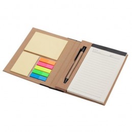 ECO NOTE notebook with paper notes,  black/beige - R73661.02