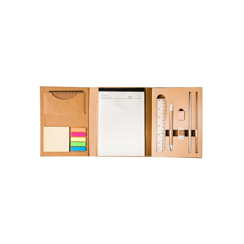 SUSTAIN office set with notepad, beige - R73658.13
