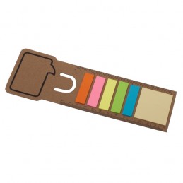 BOOKMARK set of sticky notes with bookmark,  beige - R73670.13