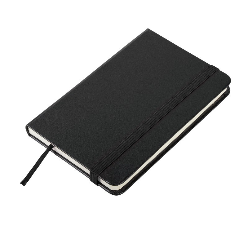 ZAMORA notebook with squared pages 90x140 / 160 pages, black - R64225.02 ZAMORA notebook with squared pages 90x140 / 160 pages, black - R64225.02