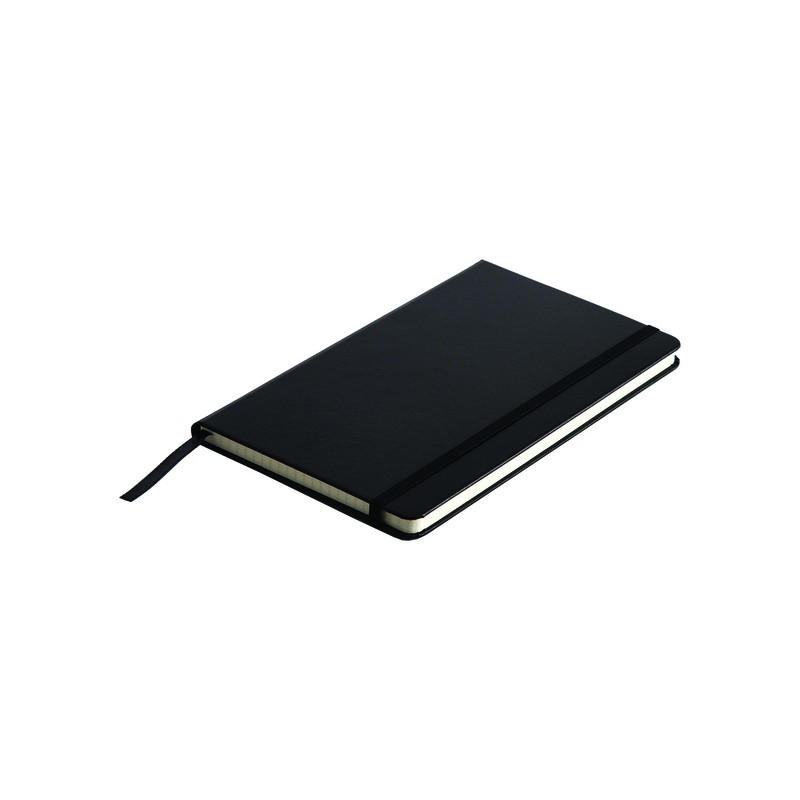ASTURIAS notebook with squared pages 130x210 / 160 pages,  black - R64227.02