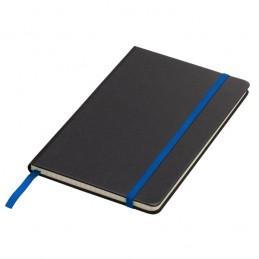 SEVILLA notebook with squared pages 130x210 / 160 pages,  blue/black - R64220.04