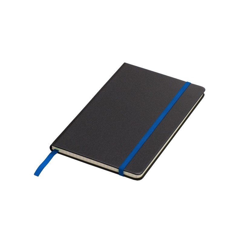 SEVILLA notebook with squared pages 130x210 / 160 pages,  blue/black - R64220.04