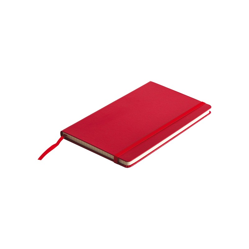 ASTURIAS notebook with squared pages 130x210 / 160 pages,  red - R64227.08