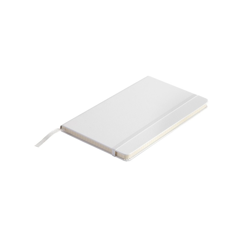 ASTURIAS notebook with squared pages 130x210 / 160 pages,  white - R64227.06