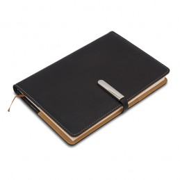 LA MORA lined notebook, black - R64261.02