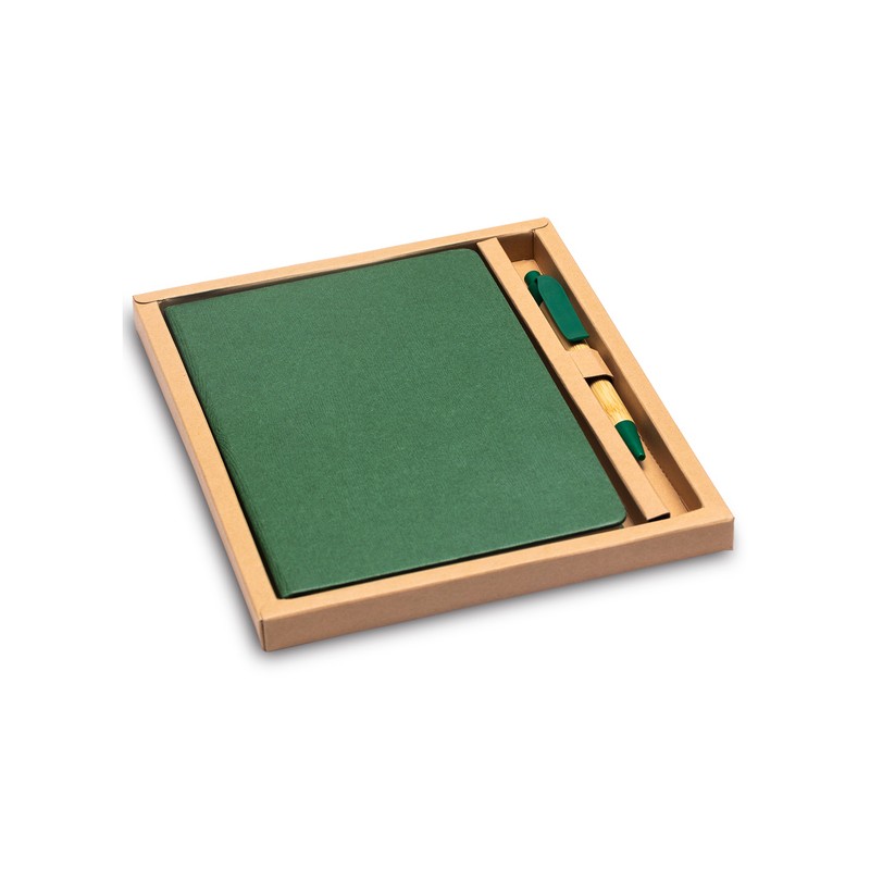 FOREST pen and notebook gift set, green - R64258.05 FOREST pen and notebook gift set, green - R64258.05