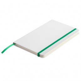 CARMONA notebook with lined pages 130x210 / 160 pages,  green/white - R64241.05