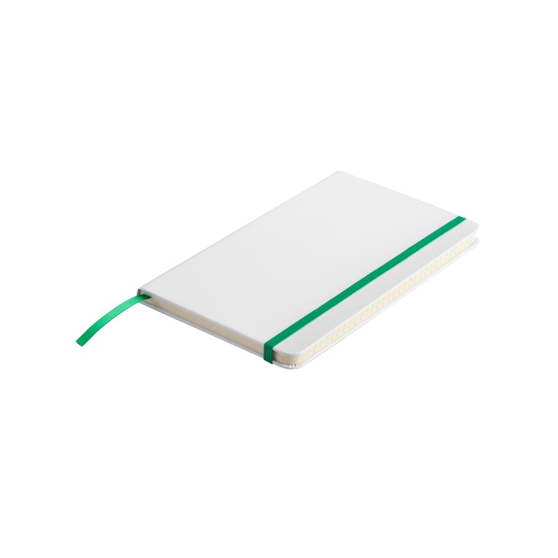 CARMONA notebook with lined pages 130x210 / 160 pages, green/white - R64241.05 CARMONA notebook with lined pages 130x210 / 160 pages, green/white - R64241.05