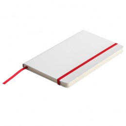 CARMONA notebook with lined pages 130x210 / 160 pages,  red/white - R64241.08
