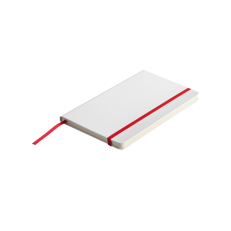 CARMONA notebook with lined pages 130x210 / 160 pages,  red/white - R64241.08