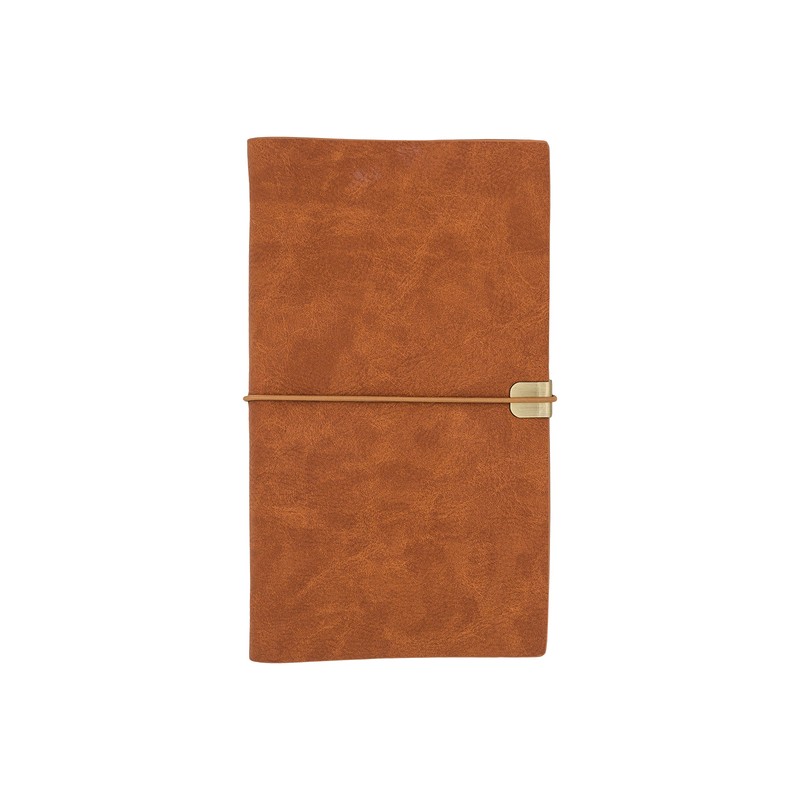 FORLI retro notebook with note cards, brown - R64262.10
