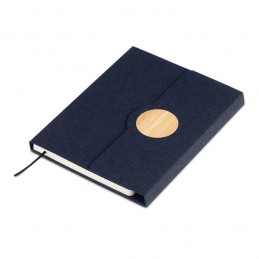 NESTOR notebook A5 made from RPET, dark blue - R64208.42