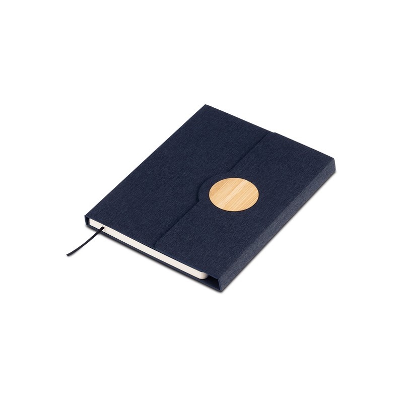 NESTOR notebook A5 made from RPET, dark blue - R64208.42