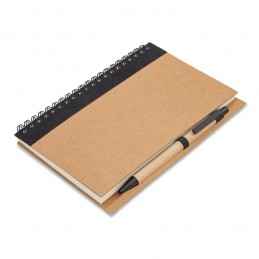 DALVIK notebook with blank pages, black - R64267.02