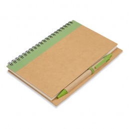 DALVIK notebook with blank pages, green - R64267.05