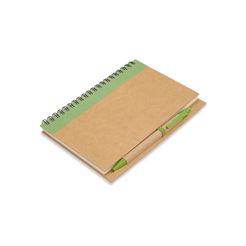 DALVIK notebook with blank pages, green - R64267.05