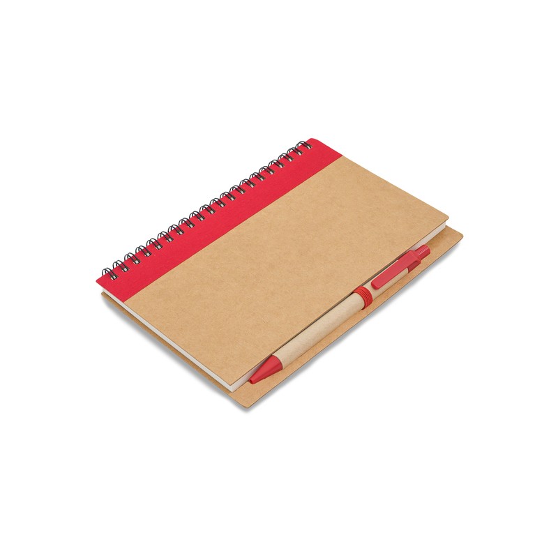 DALVIK notebook with blank pages, red - R64267.08